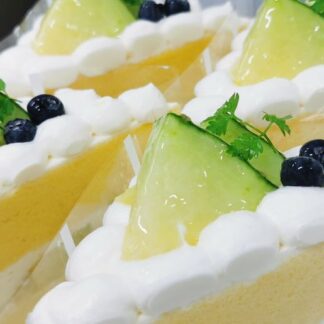 台湾カステラのショートケーキ ～メロン～